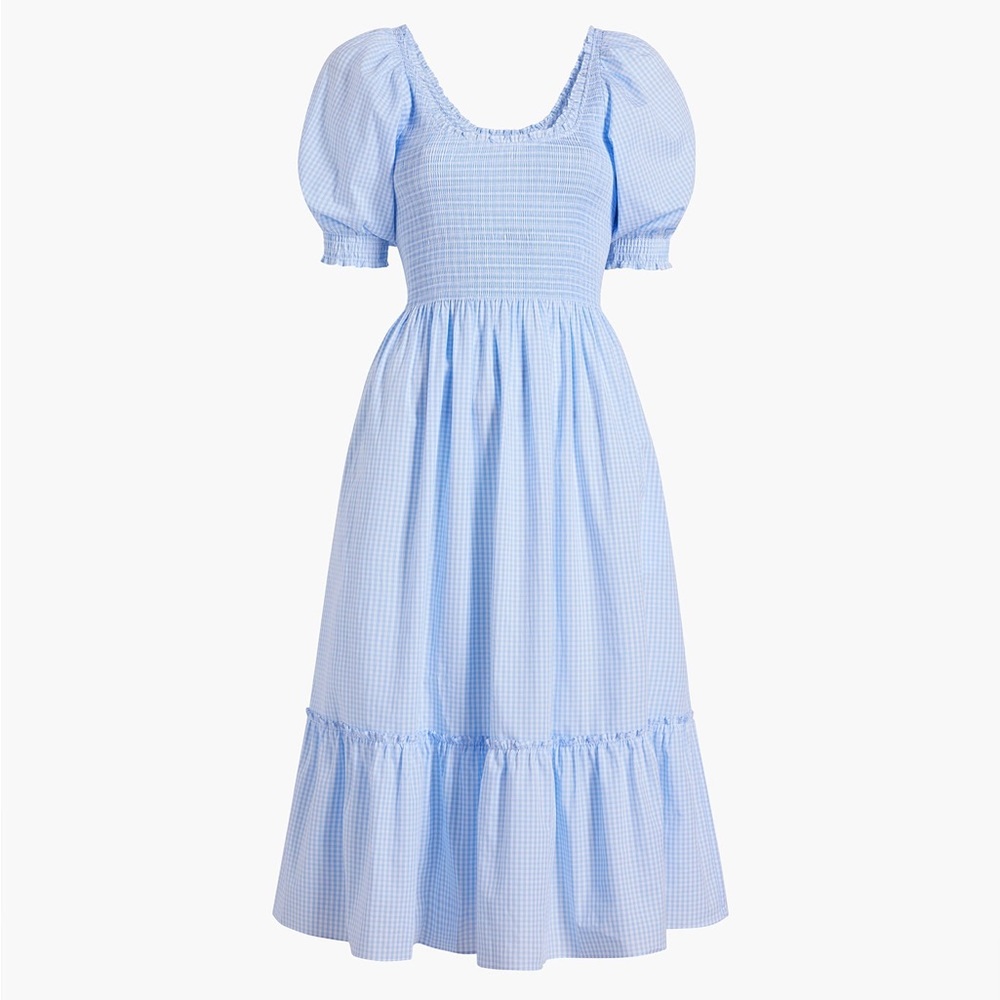 Louisa Nap Dress in Hydrangea Gingham from Hill House Home